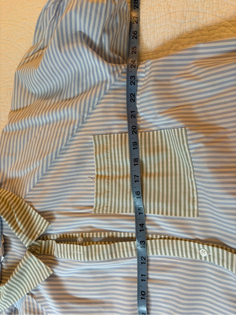 crown & ivy Blue and White Striped Mini Dress - Picture 3 of 5